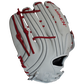 Back of a white Pro Series 13.5 in slowpitch softball glove - SKU: PRO135-WS image number null